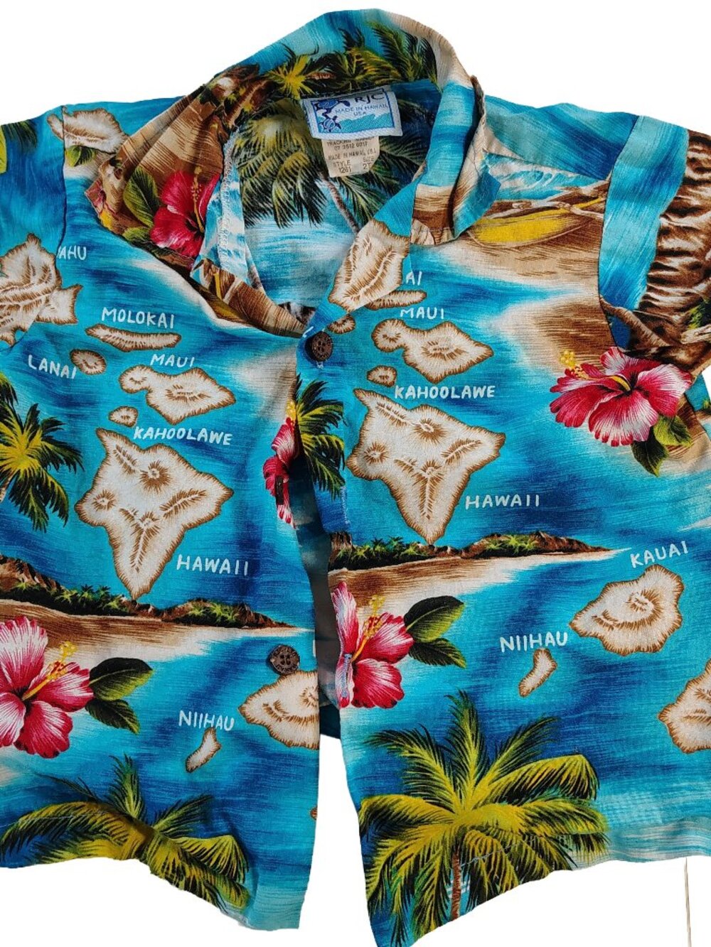 Boy's Size 2T Authentic RJC Hawaiian Button-Up Casual Shirt